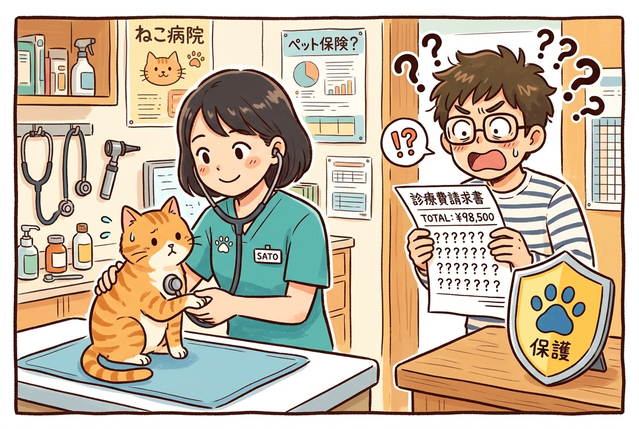 猫の尿路疾患の手術費用とペット保険の選び方