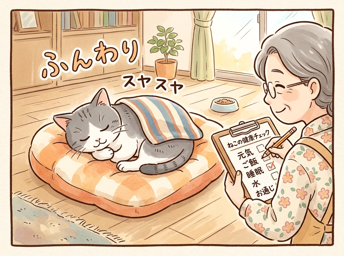 シニア猫の健康管理チェックリスト